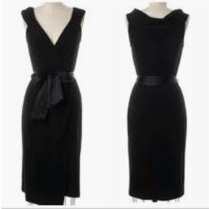 Diane von Furstenberg wool sleeveless wrap dress